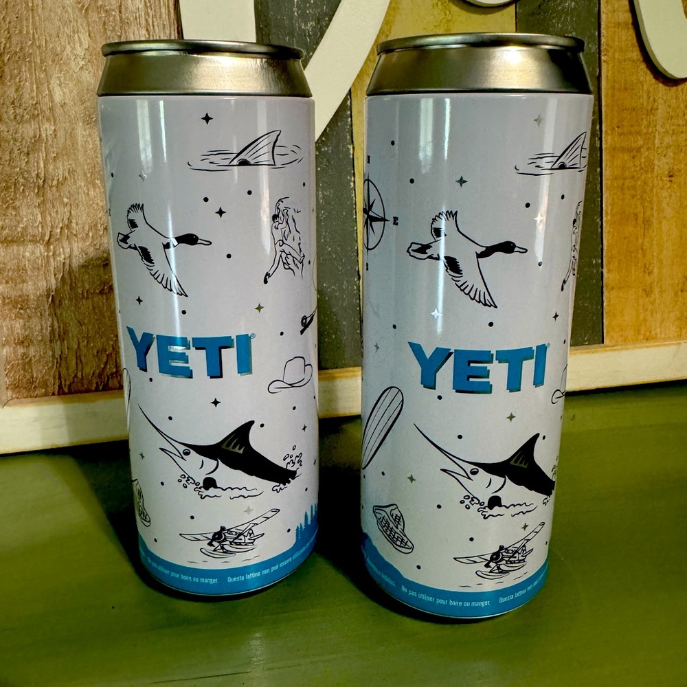 Yeti promotional Can Slim aluminum Promo Fake Beer can set